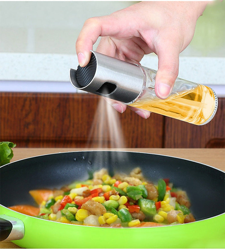 Bouteille de pulvérisation de vinaigre d'huile de cuisson de cuisine saine de barbecue