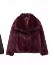 Manteau en peluche d'hiver Mode Épaissir Hauts décontractés à manches longues Vêtements pour femmes