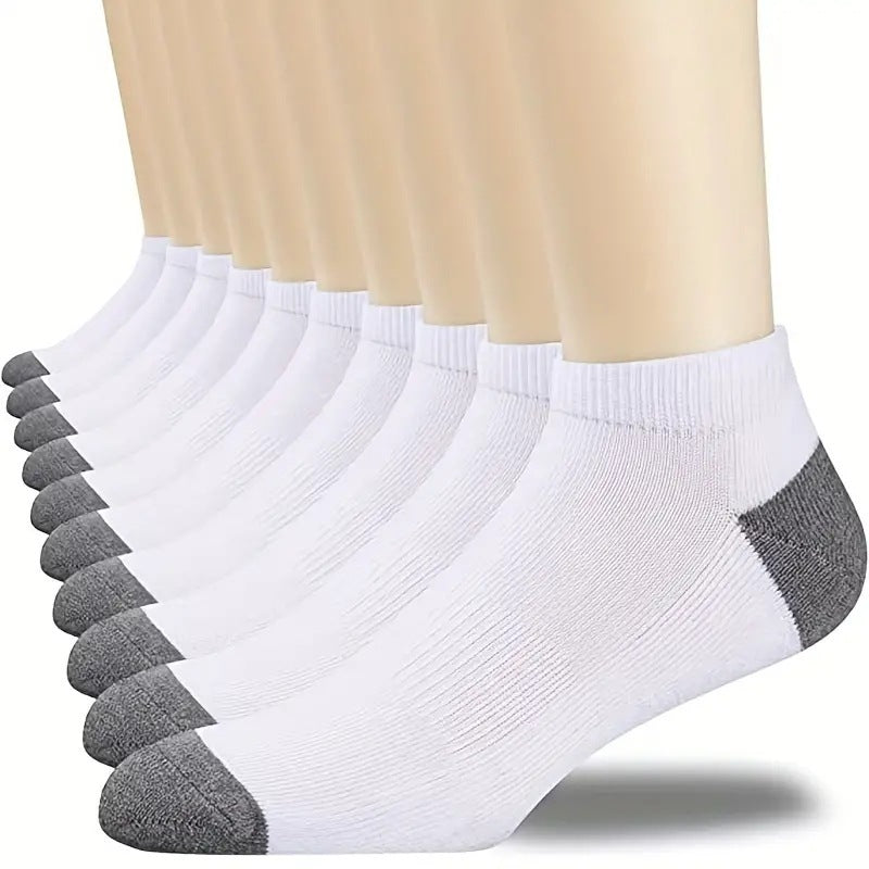 Chaussettes Basse Simple Noir Blanc Gris Bateau Absorbant La Transpiration