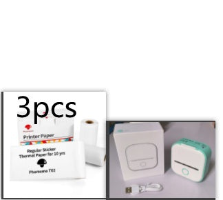 Mini imprimante d'étiquettes thermique portable Imprimante photo domestique Imprimante  Mini imprimante d'étiquettes compatible Bluetooth Étiquette de prix