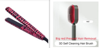 Brosse à cheveux autonettoyante pour femmes Nettoyage à une touche, airbag pour la perte de cheveux, peigne de massage du cuir chevelu, brosse à cheveux antistatique