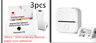 Mini imprimante d'étiquettes thermique portable Imprimante photo domestique Imprimante  Mini imprimante d'étiquettes compatible Bluetooth Étiquette de prix