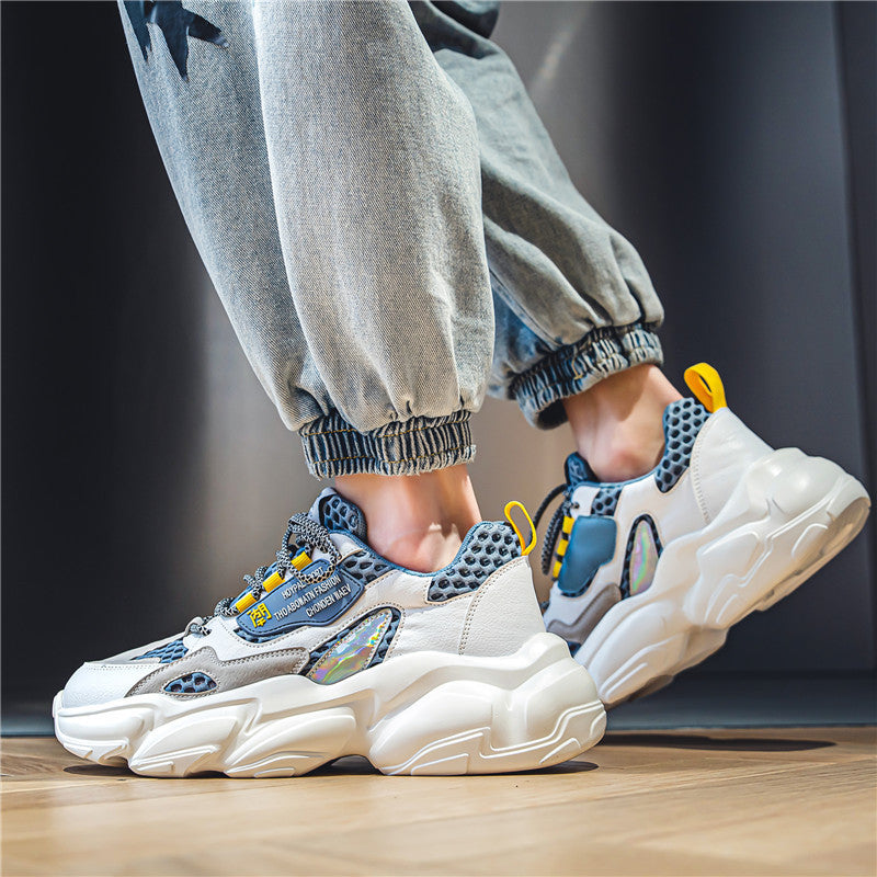 Chaussures de course décontractées pour hommes  et femme Plateforme Mesh Surface