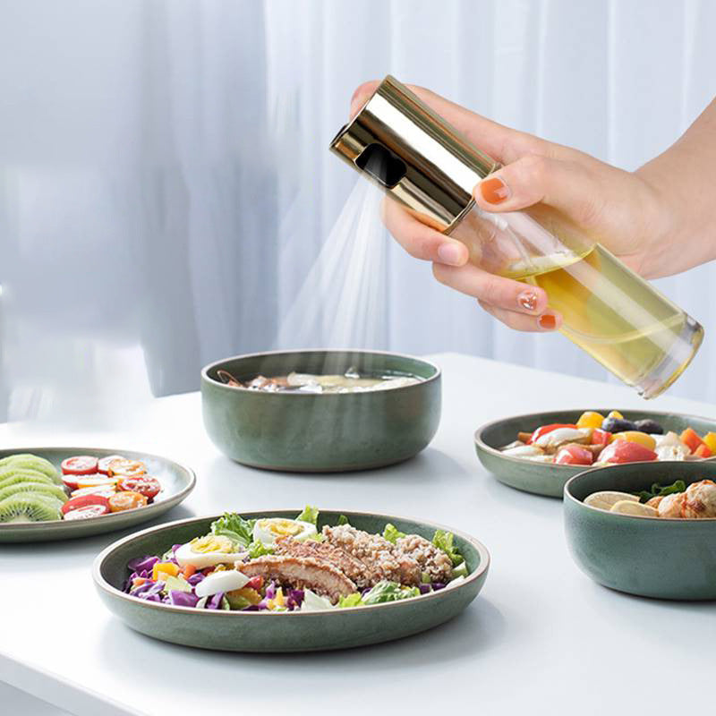 Bouteille de pulvérisation de vinaigre d'huile de cuisson de cuisine saine de barbecue
