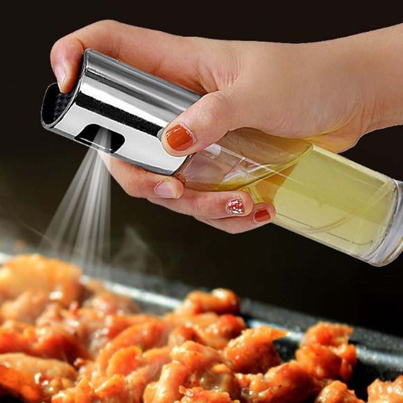 Bouteille de pulvérisation de vinaigre d'huile de cuisson de cuisine saine de barbecue
