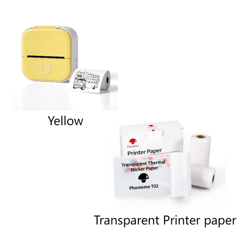 Mini imprimante d'étiquettes thermique portable Imprimante photo domestique Imprimante  Mini imprimante d'étiquettes compatible Bluetooth Étiquette de prix