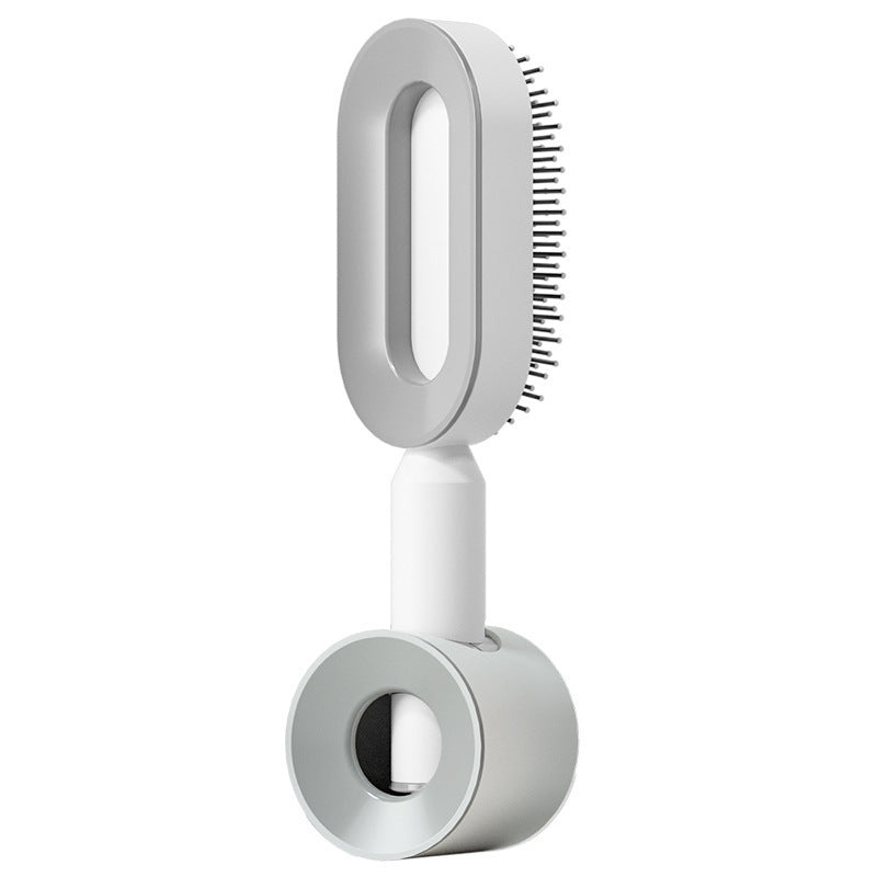 Brosse à cheveux autonettoyante pour femmes Nettoyage à une touche, airbag pour la perte de cheveux, peigne de massage du cuir chevelu, brosse à cheveux antistatique
