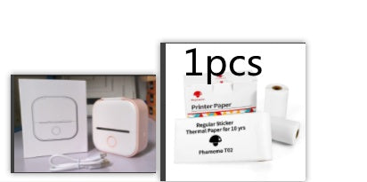 Mini imprimante d'étiquettes thermique portable Imprimante photo domestique Imprimante  Mini imprimante d'étiquettes compatible Bluetooth Étiquette de prix