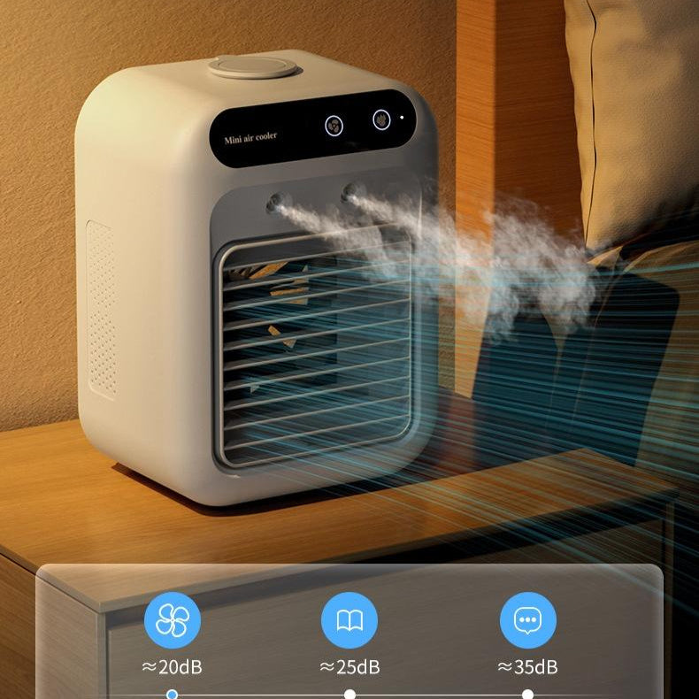 Climatiseur Ventilateur de refroidisseur d'air Ventilateur de refroidissement d'eau Climatisation pour chambre Bureau Climatiseur portable Voitures