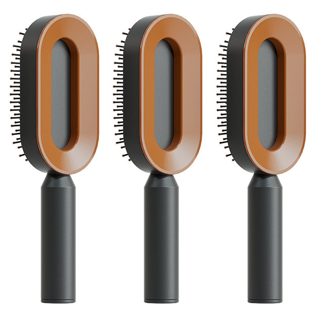 Brosse à cheveux autonettoyante pour femmes Nettoyage à une touche, airbag pour la perte de cheveux, peigne de massage du cuir chevelu, brosse à cheveux antistatique