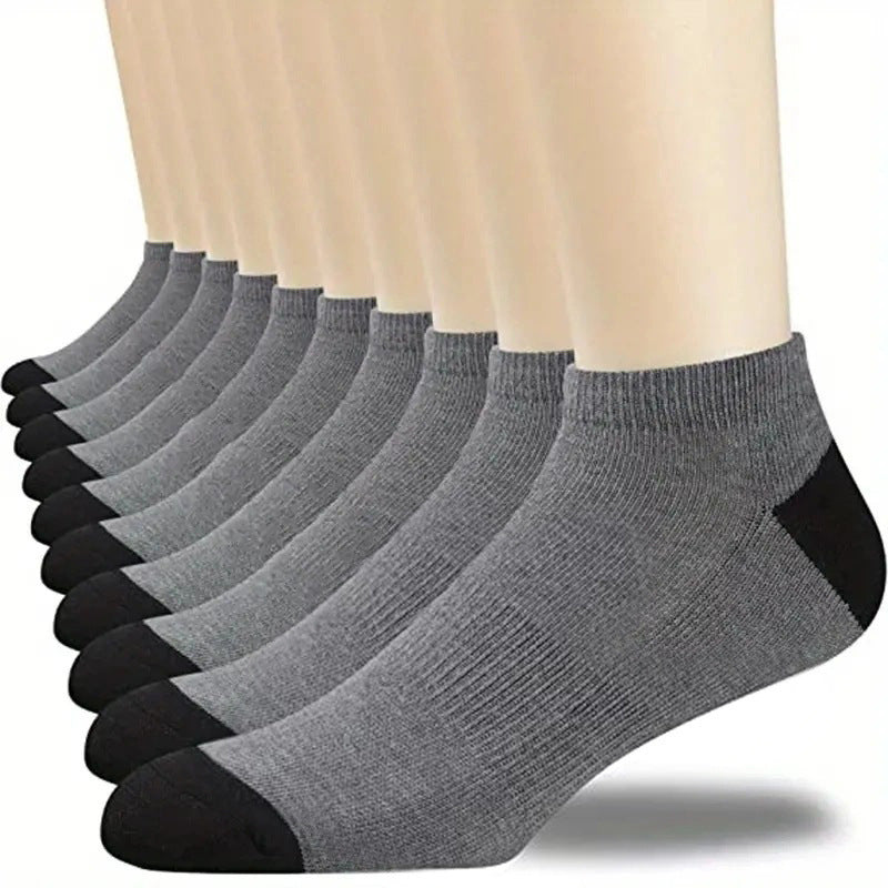 Chaussettes Basse Simple Noir Blanc Gris Bateau Absorbant La Transpiration