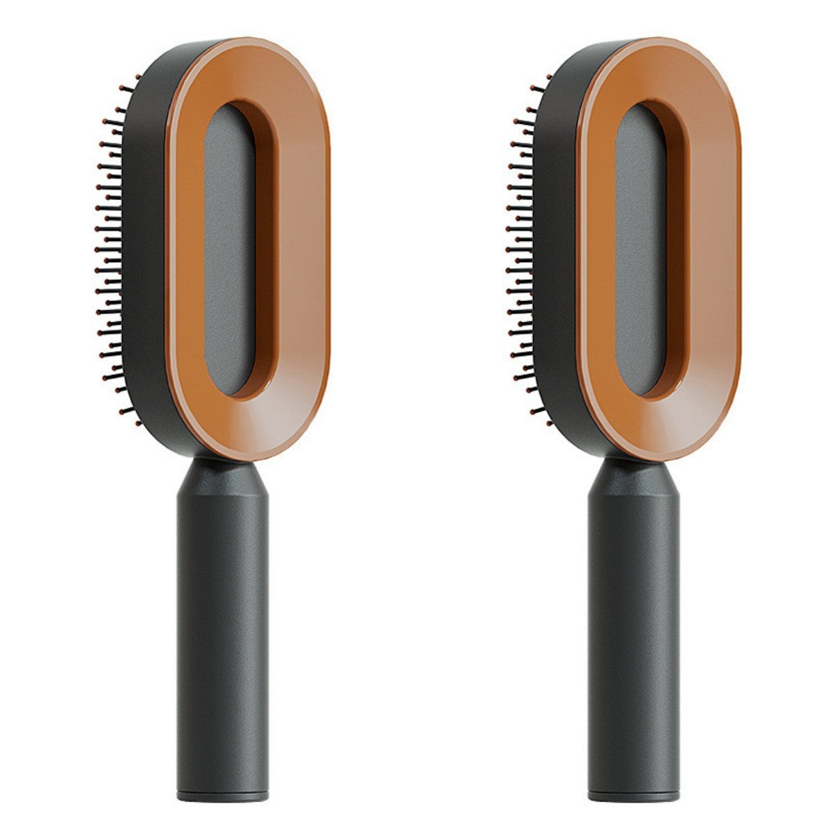 Brosse à cheveux autonettoyante pour femmes Nettoyage à une touche, airbag pour la perte de cheveux, peigne de massage du cuir chevelu, brosse à cheveux antistatique