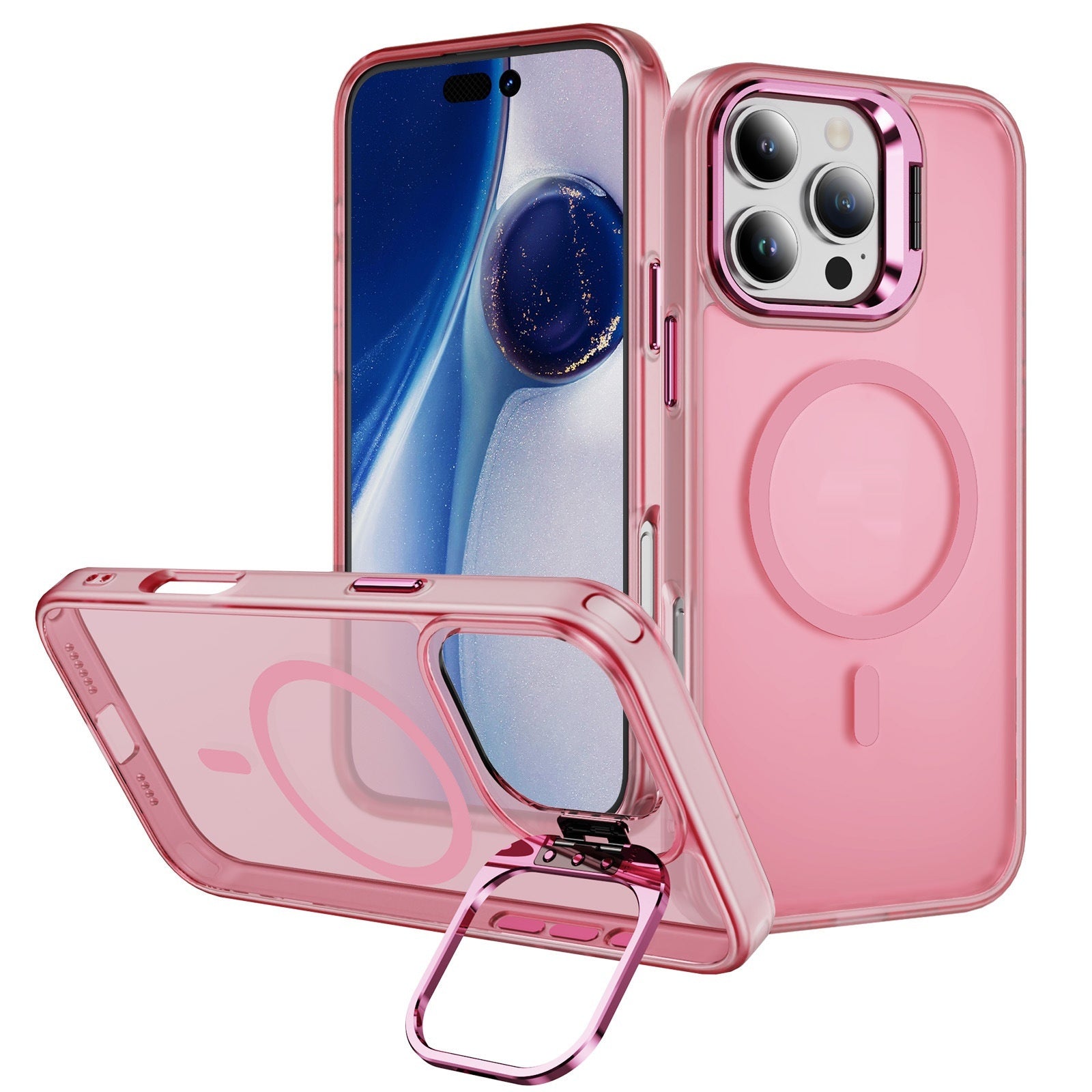 Étui de téléphone magnétique Support d'objectif Étui de téléphone