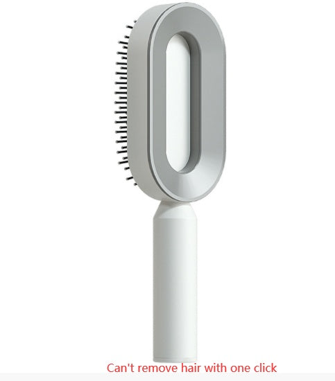 Brosse à cheveux autonettoyante pour femmes Nettoyage à une touche, airbag pour la perte de cheveux, peigne de massage du cuir chevelu, brosse à cheveux antistatique